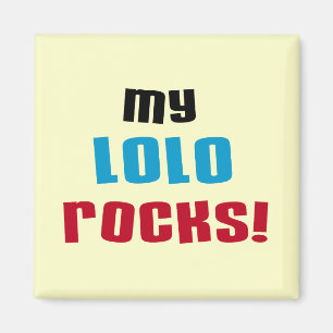 Aimant Mon Lolo bascule le T-shirts et les cadeaux
