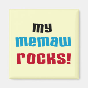 Aimant Mon Memaw bascule le T-shirts et les cadeaux