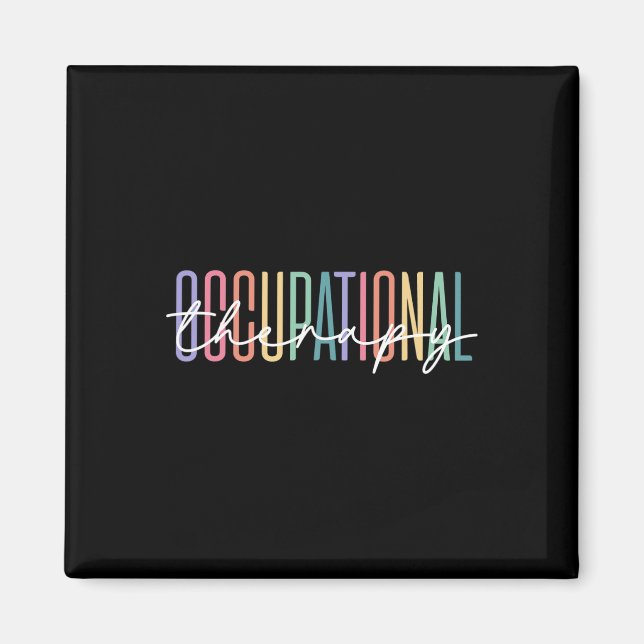 Aimant Mon occupation préférée Autisme Éducation spéciale (Devant)