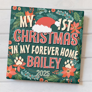 Aimant Mon Premier Noël Dans Mon Forever Home Tonalité