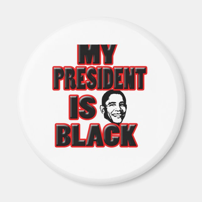 Aimant Mon Président Est Noir (Devant)