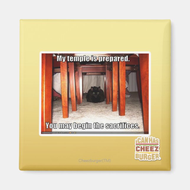 Aimant Mon temple est préparé. (Devant)