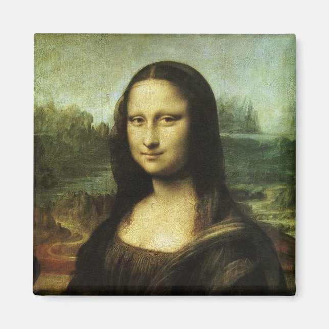 Aimant Mona Lisa de Léonard de Vinci, Art Renaissance (Devant)