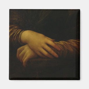 Aimant Mona Lisa, détail de ses mains, c.1503-06