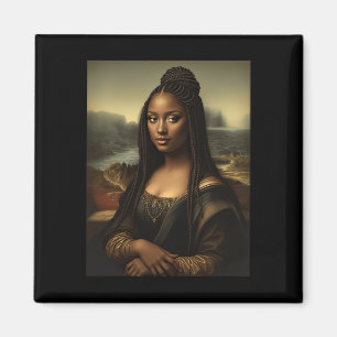 Aimant Mona Lisa noire Histoire des Noirs américains Mon