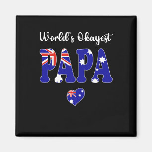 Aimant Mondes Okayest Australian Papa Jamais meilleur pap