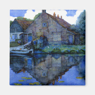 Aimant Mondrian - Maison sur la Gein