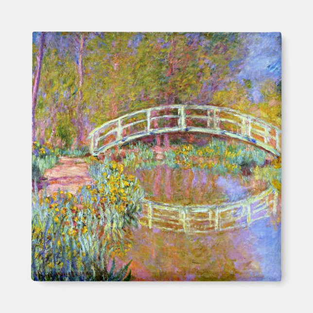 Aimant Monet - Pont dans le jardin de Monet (Devant)