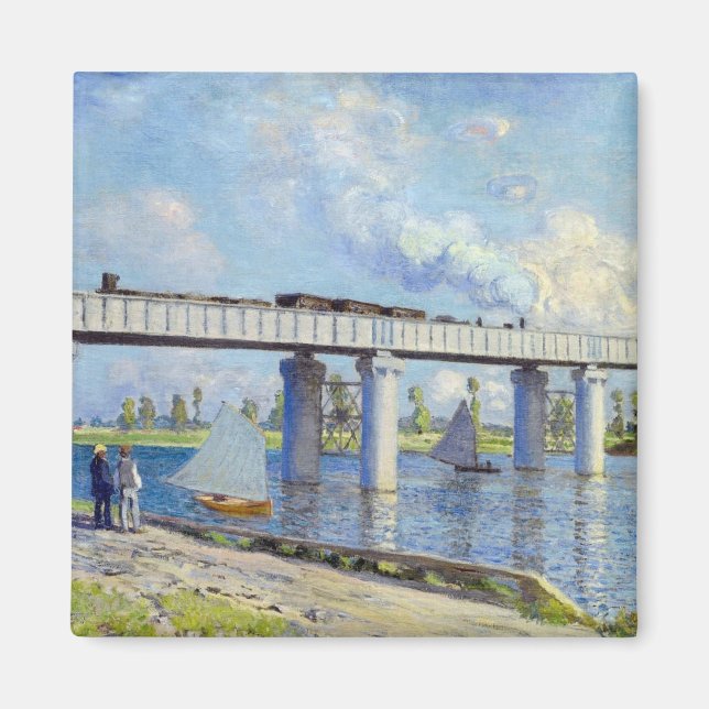 Aimant Monet - Pont ferroviaire à Argenteuil (Devant)