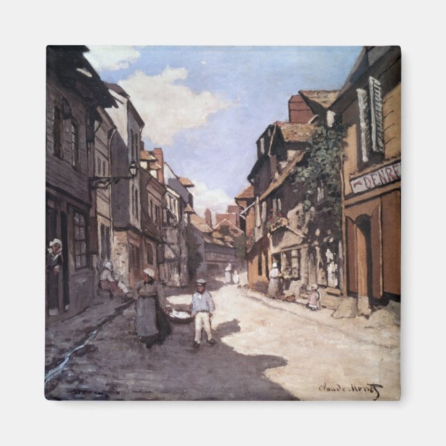 Aimant Monet - Rue de la Bavolle Honfleur, (Devant)
