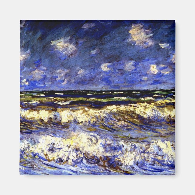 Aimant Monet - Une Mer Orageuse (Devant)