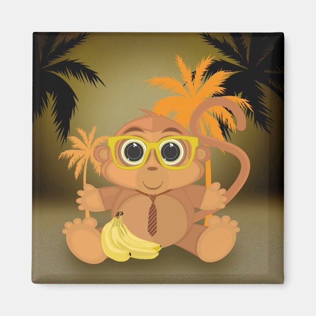 Aimant Monkey Nerd (Devant)