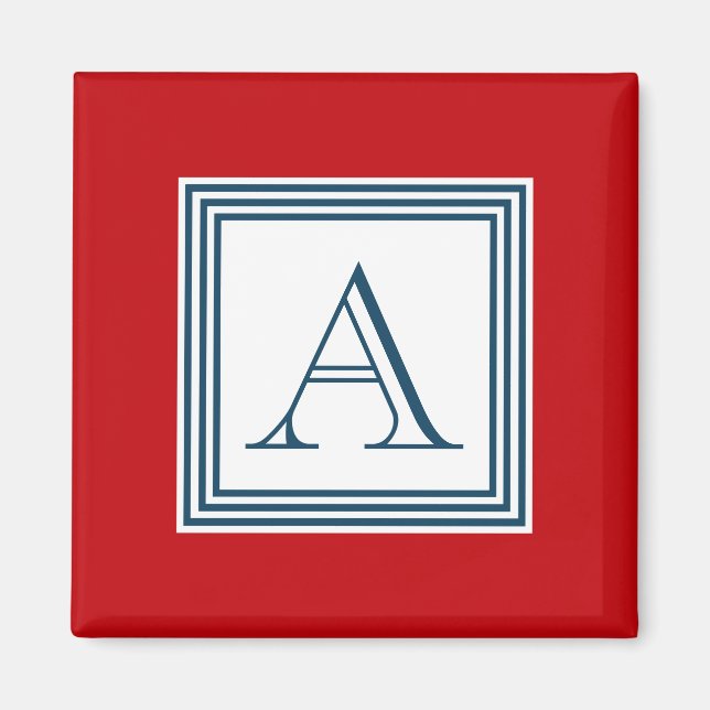 Aimant Monogram design (Devant)