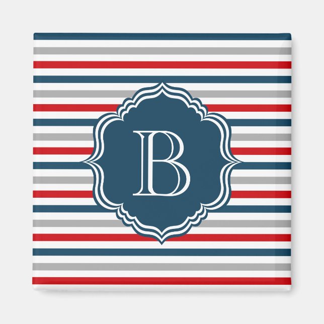 Aimant Monogram design (Devant)