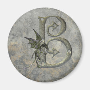 Aimant Monogramme B de gargouille