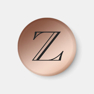 Aimant - Monogramme, Cuivre