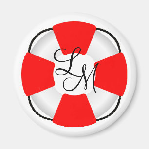 Aimant Monogramme de conservateur de vie