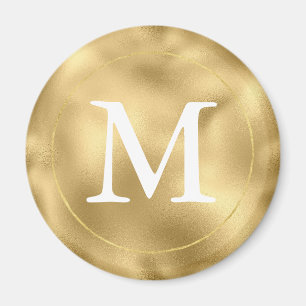 Aimant Monogramme Glam Or