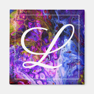 Aimant Monogramme mondial Imaginaire