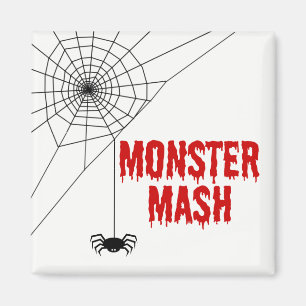 Aimant Monster Mash Halloween Spider Web