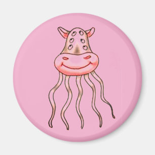 Aimant Monstres rose