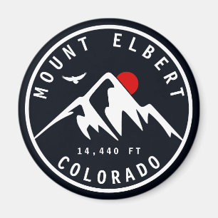 Aimant Mont Elbert - Colorado 14ers fourteener