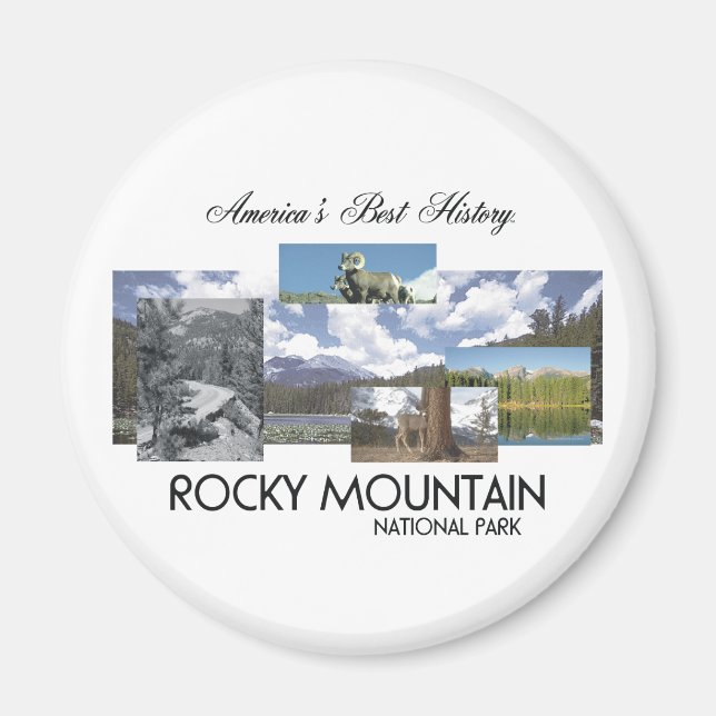 Aimant Montagne Rocky ABH (Devant)