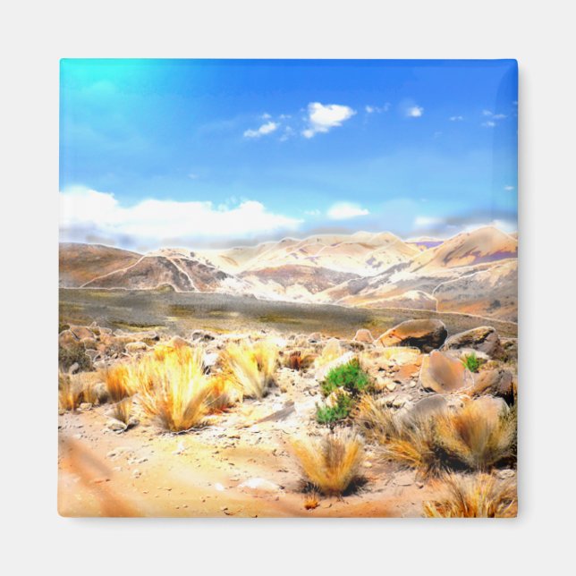 Aimant Montagnes des Andes Pérou #3 (Devant)