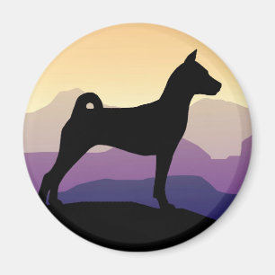Aimant Montagnes pourpres Basenji