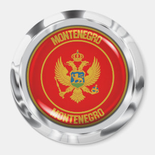 Aimant Montenegro Round Emblem