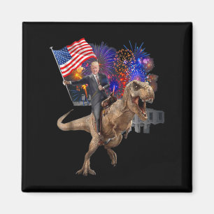 Aimant Monter Un Dinosaure T-rex Soutenir Trump 2020