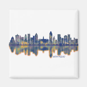 Aimant Montréal Canada Skyline
