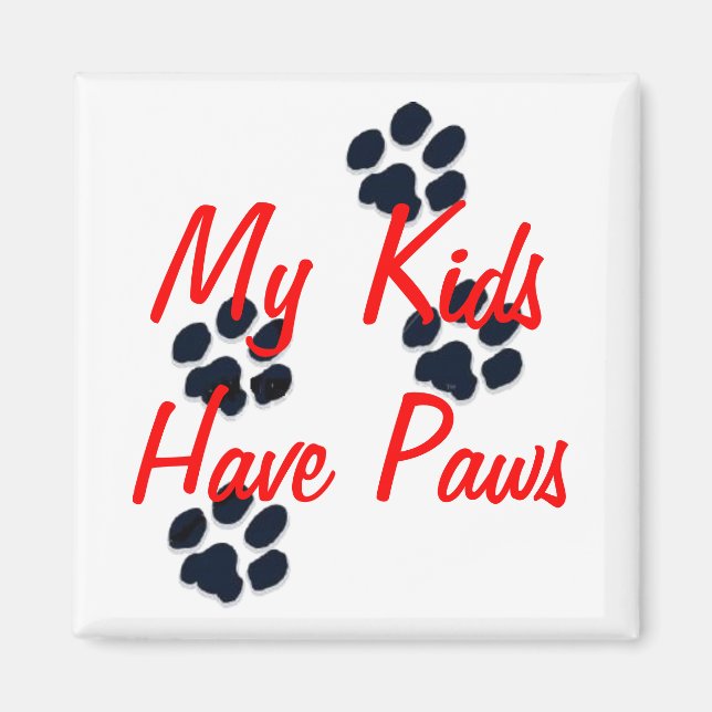 Aimant Montrez votre fierté animale (Devant)