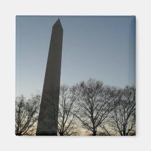 Aimant Monument de Washington dans le paysage d'hiver II