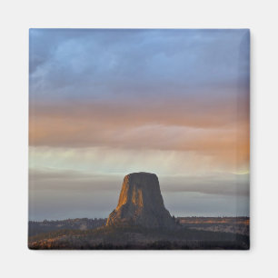 Aimant Monument national de Devils Tower, tempête au couc