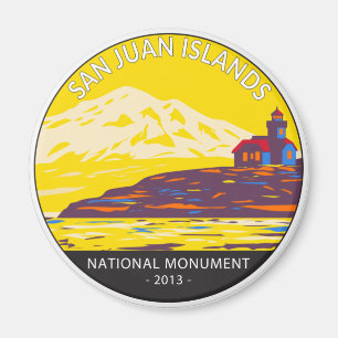 Aimant Monument national des îles San Juan Washington