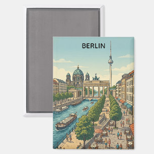 Aimant Monuments de voyage personnalisés Berlin Allemagne