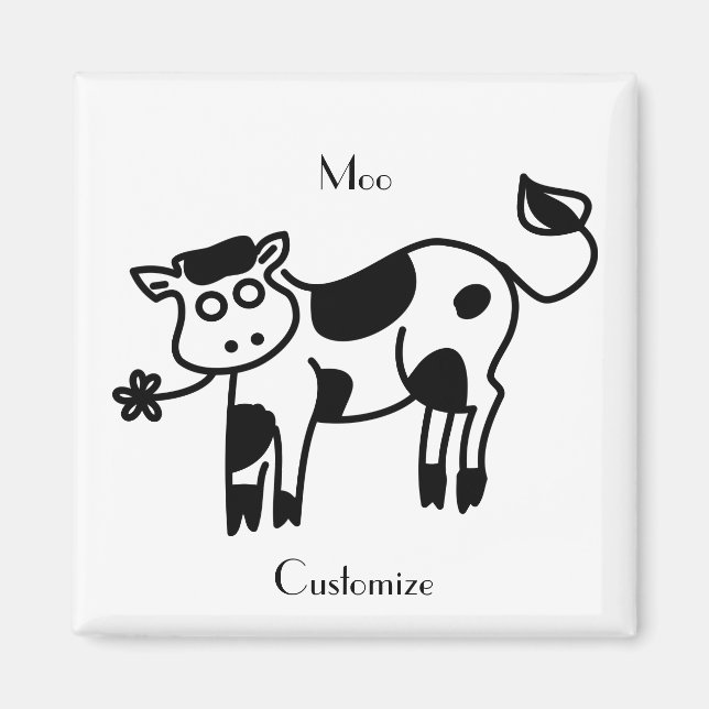 Aimant Moo Cow Thunder_Cove (Devant)