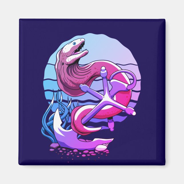 Aimant Moray Eel et Ancre (Devant)
