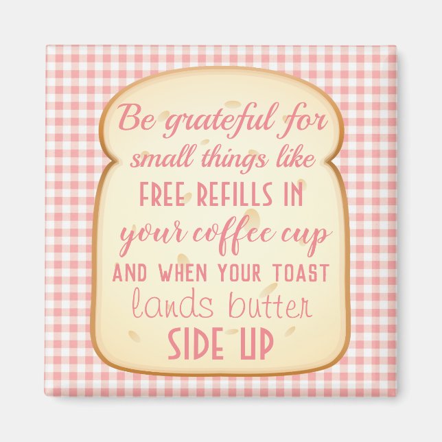 Aimant Morning Gratitude Quota Kitchen (Devant)