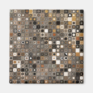 Aimant Mosaïque de cuivre et en pierre