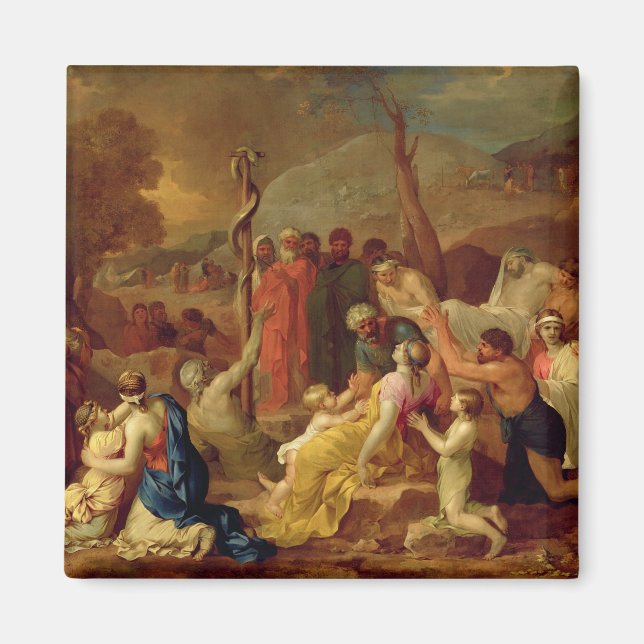 Aimant Moses and the Brazen Serpent, c.1653-54 (Devant)