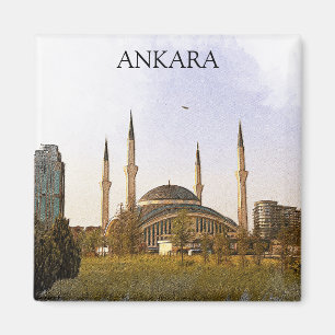 Aimant Mosquée classique Ankara Turquie Kocatepe