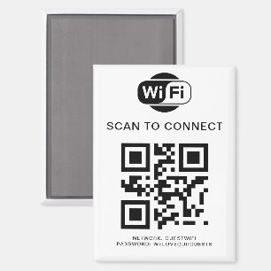 Aimant Mot de passe Wifi   Analyse du code QR pour se con