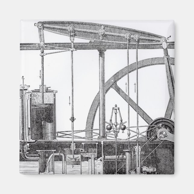 Aimant Moteur à vapeur (Devant)