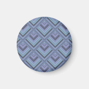 Aimant Motif à échelle gris bleu