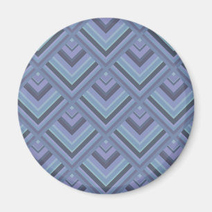 Aimant Motif à échelle gris bleu