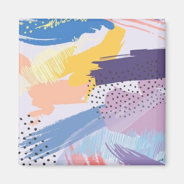 Aimant motif Abstrait (Devant)