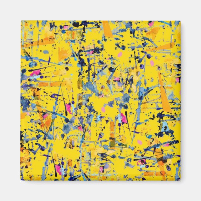 Aimant motif Abstrait (Devant)