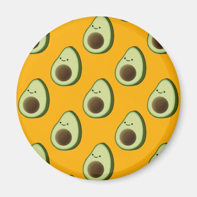 Aimant Motif Avocado (Devant)